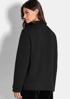 Ensemble de loisirs en matière surpiquée et velours ras