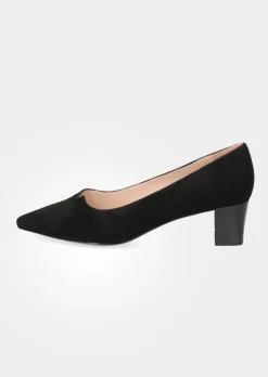 Escarpins en cuir suédé véritable