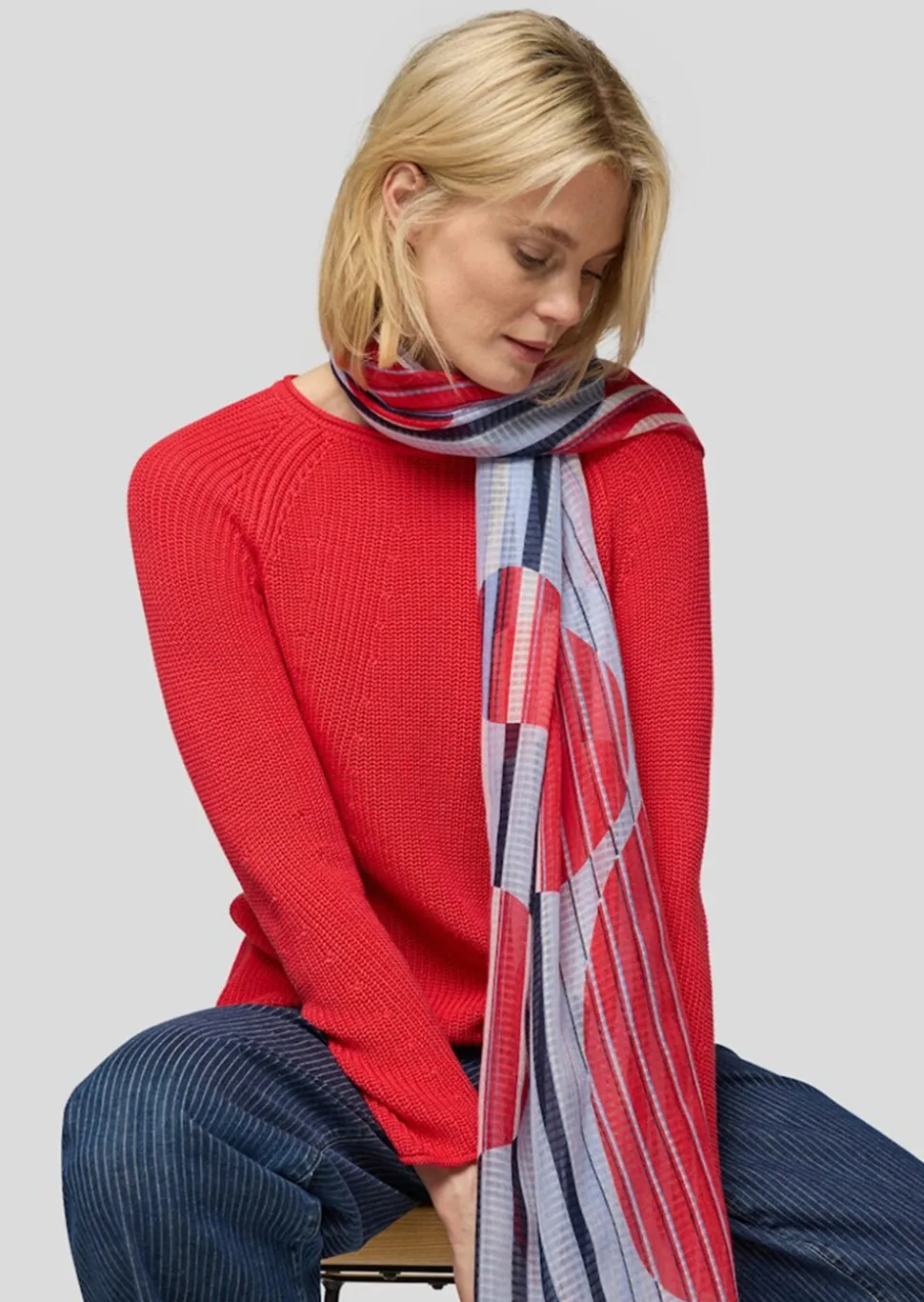 Foulard léger, style marin