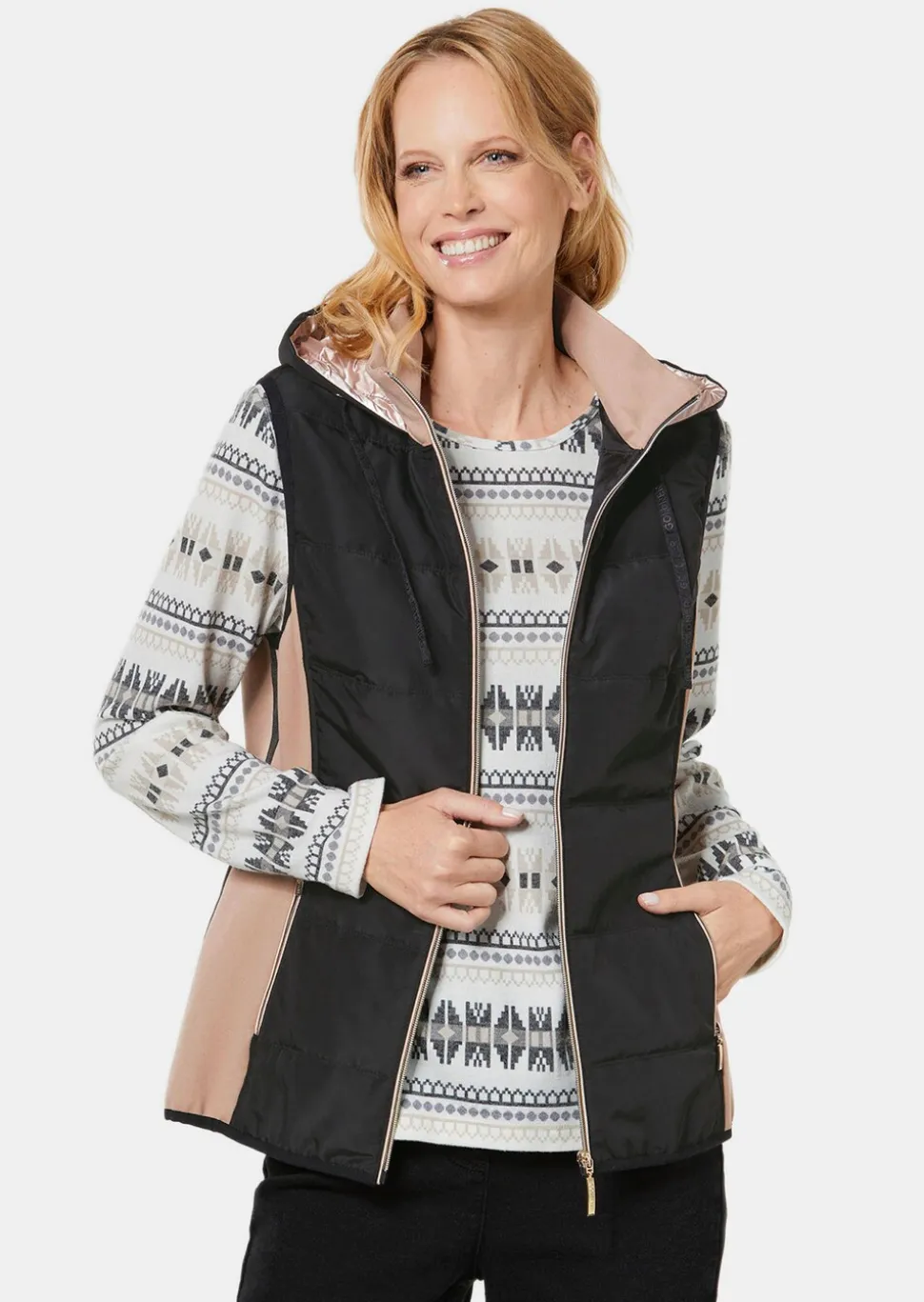 Gilet sport aux nombreux détails