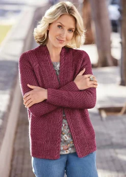 Intemporel cardigan en tricot épais