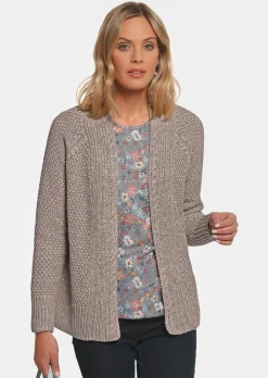 Intemporel cardigan en tricot épais