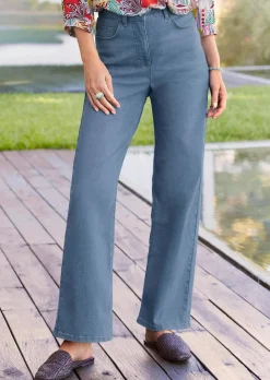 Jean ample VERA en denim extensible