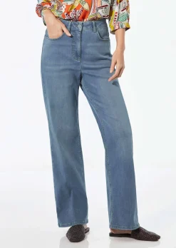 Jean ample VERA en denim extensible