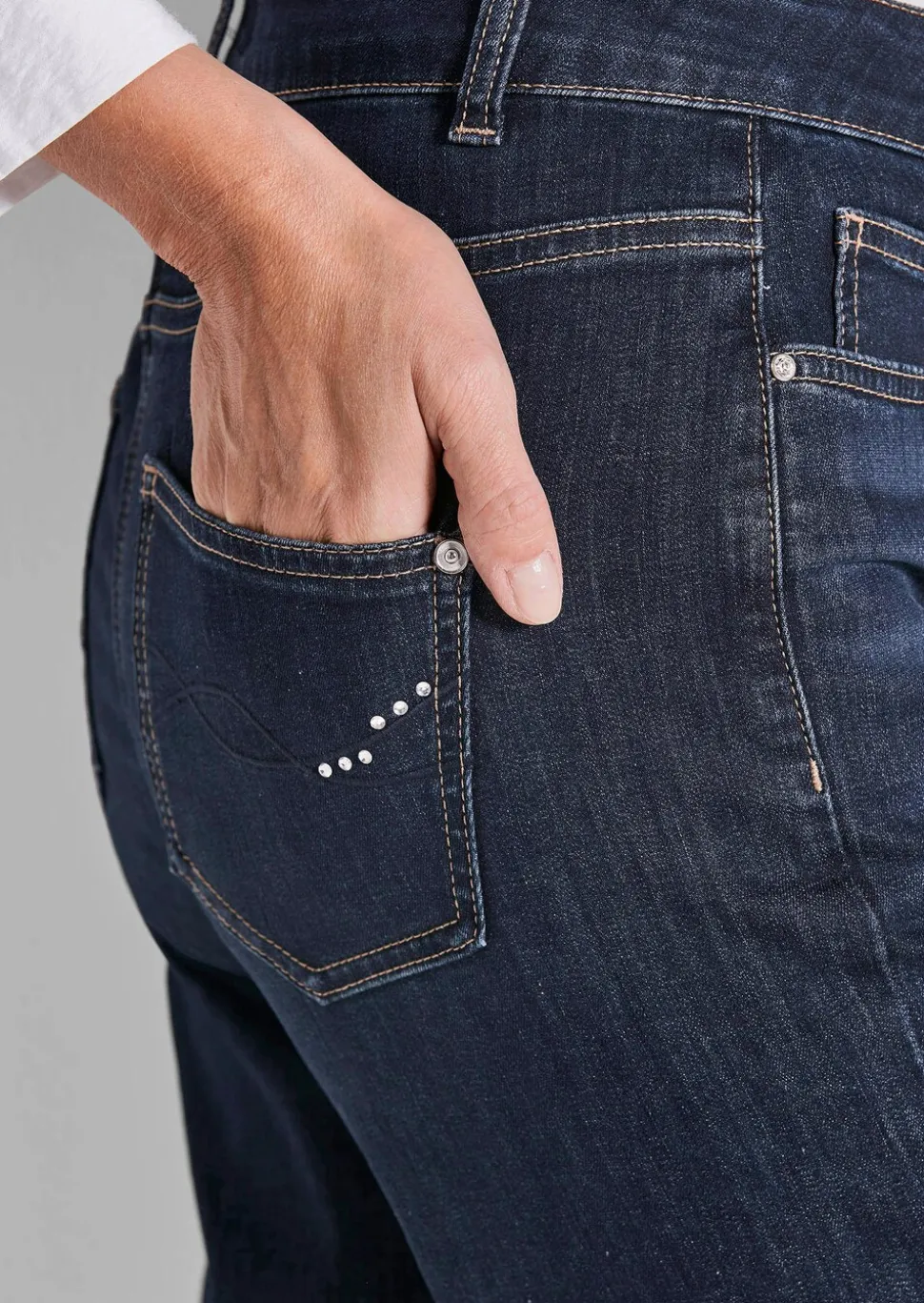 Jean ample VERA en denim extensible