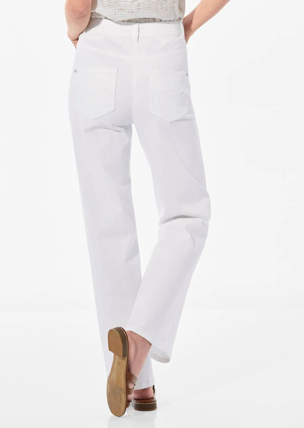 Jean ample VERA en denim extensible