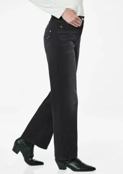 Jean ample VERA en denim extensible