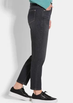 Jean mom SARA en coton stretch