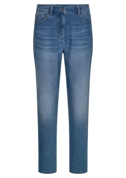Jean mom SARA en coton stretch