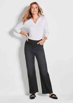 Jean·VERA·à·taille·élastique avec jambes amples