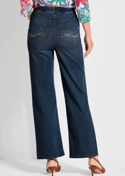 Jean·VERA·à·taille·élastique avec jambes amples