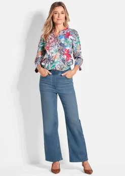 Jean·VERA·à·taille·élastique avec jambes amples