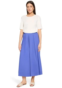 Jupe-culotte à plis généreux
