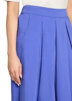 Jupe-culotte à plis généreux