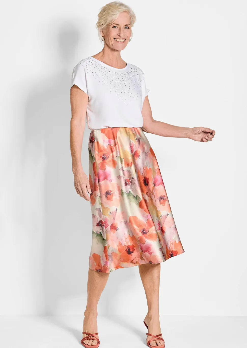 Jupe en satin