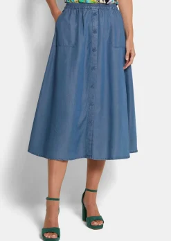 Jupe légère en Tencel, avec poches