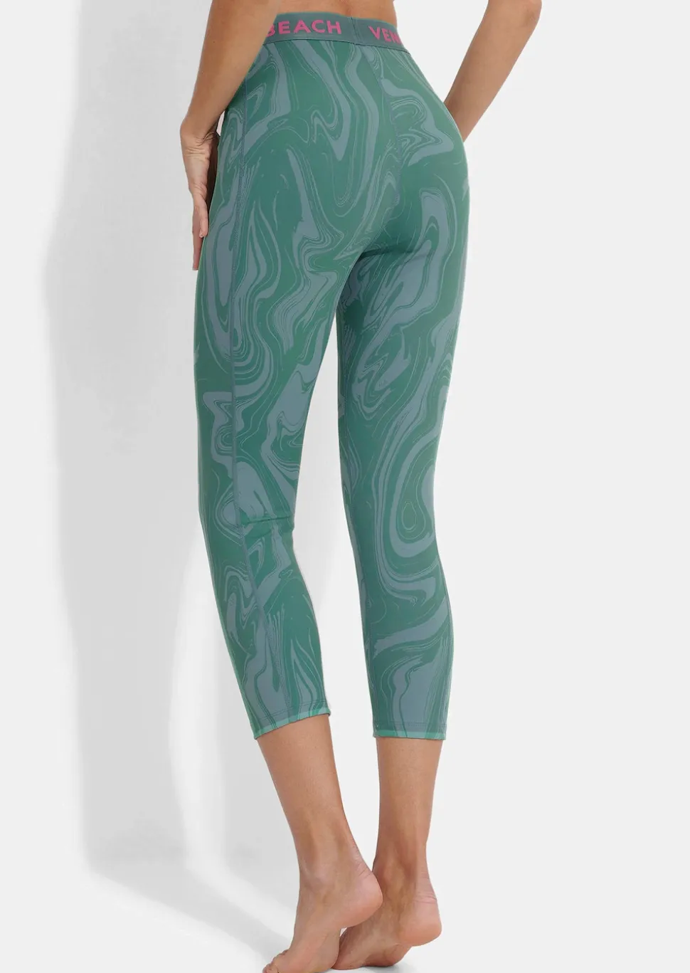 Legging 7/8 avec large taille