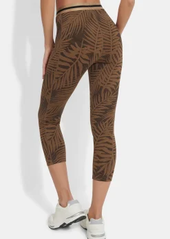Legging 7/8 avec large taille