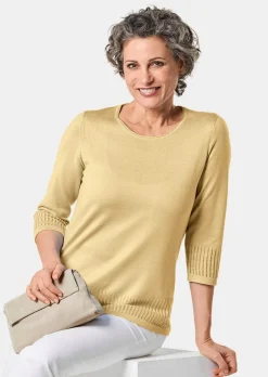 Élégant pull ajouré