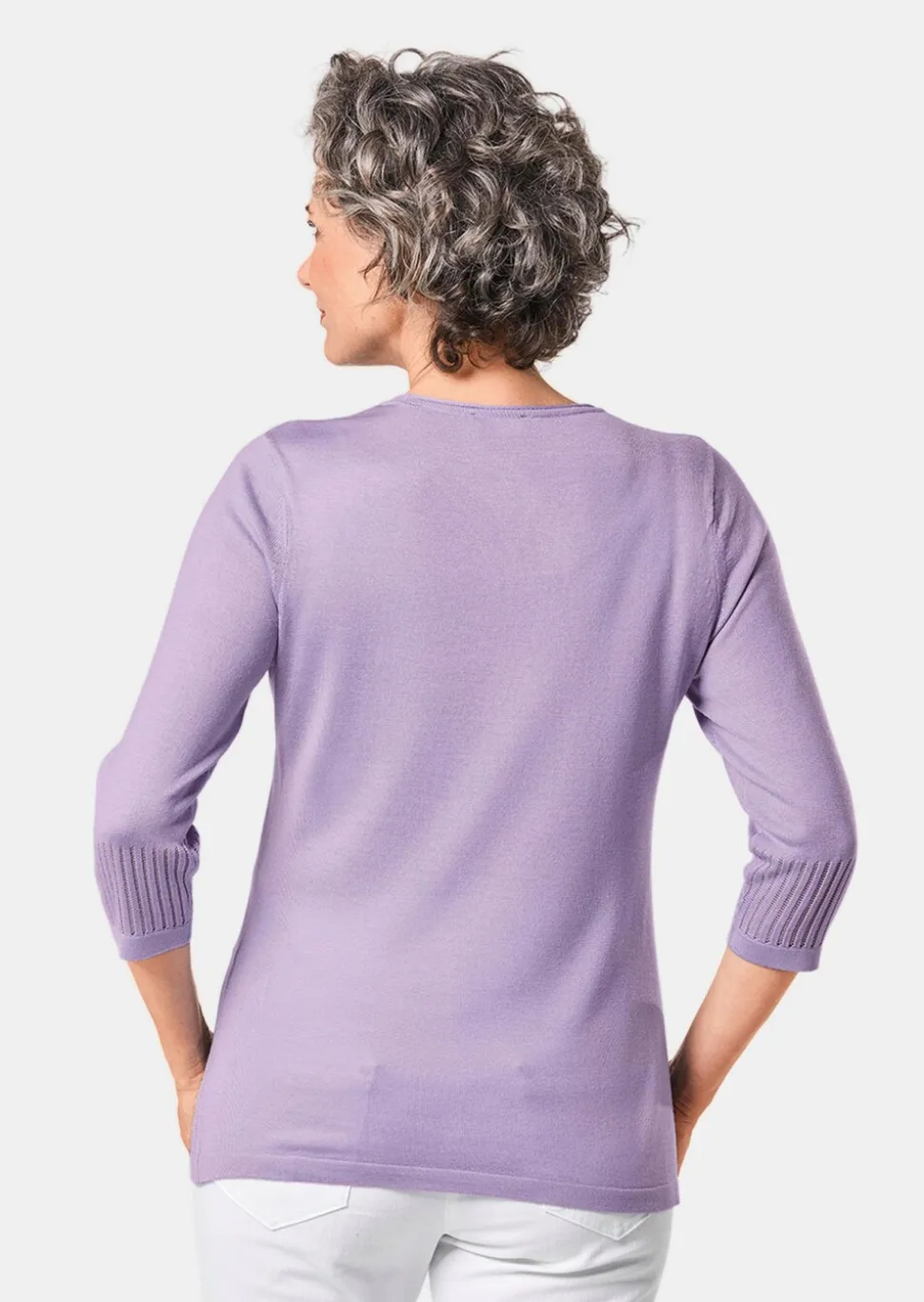 Élégant pull ajouré