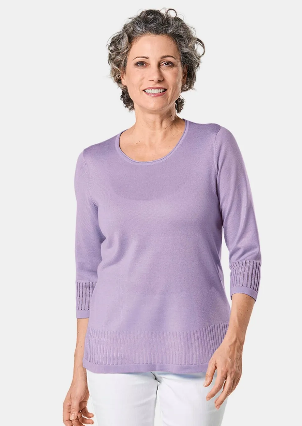 Élégant pull ajouré