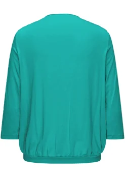 Élégant T-shirt aspect chemisier