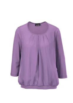 Élégant T-shirt aspect chemisier