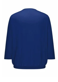Élégant T-shirt aspect chemisier
