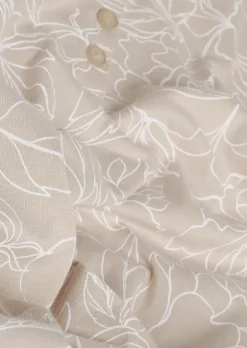 Lot de deux chemises de nuit à motif fleuri