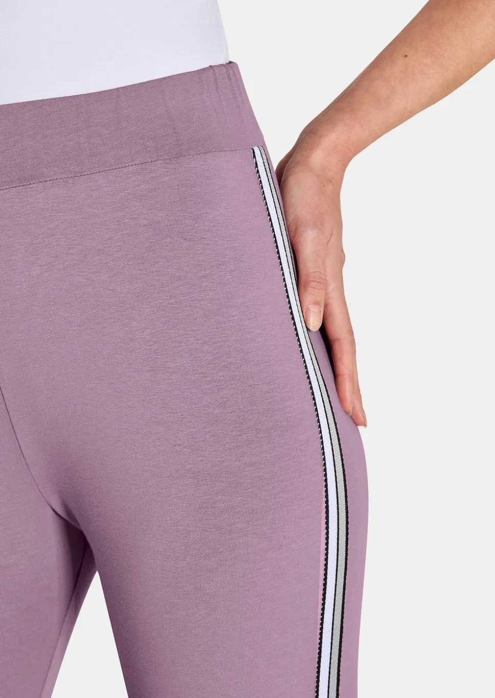 Lot de deux leggings avec galon
