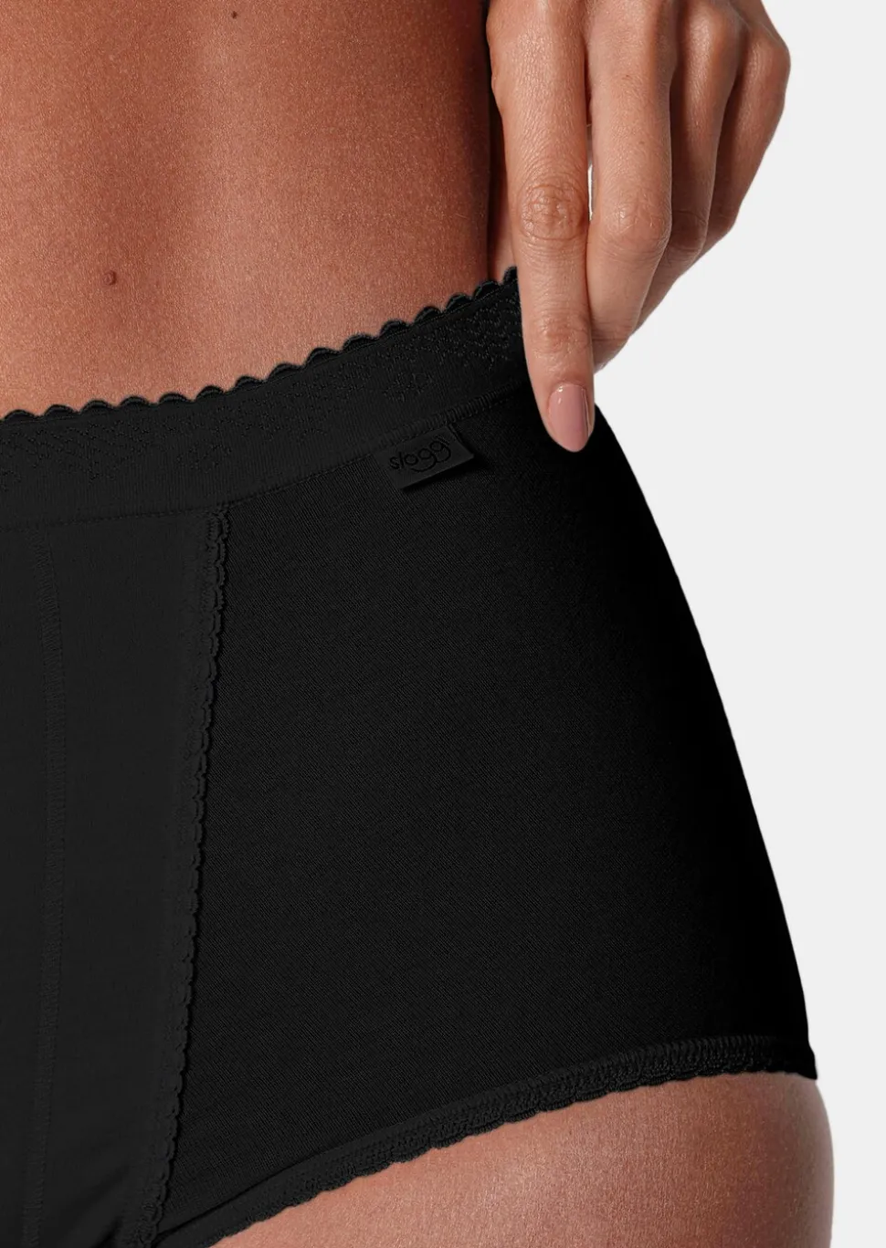 Lot de deux slips en coton avec Elasthanne