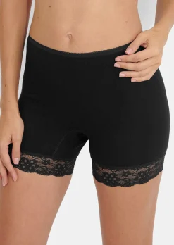 Lot de 2 pantys à côtes fines