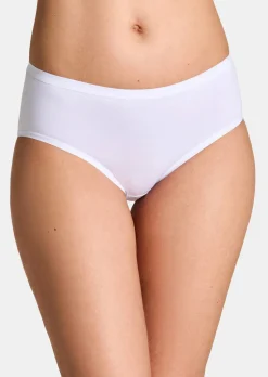 Lot de 2 slips hauts en coton et Elasthanne