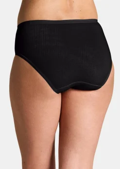 Lot de 2 slips hauts en coton et Elasthanne