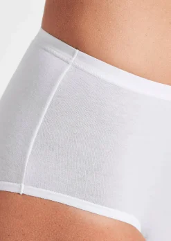 Lot de 3 slips montants en coton et Elasthanne