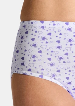 Lot de slips taille basse en coton