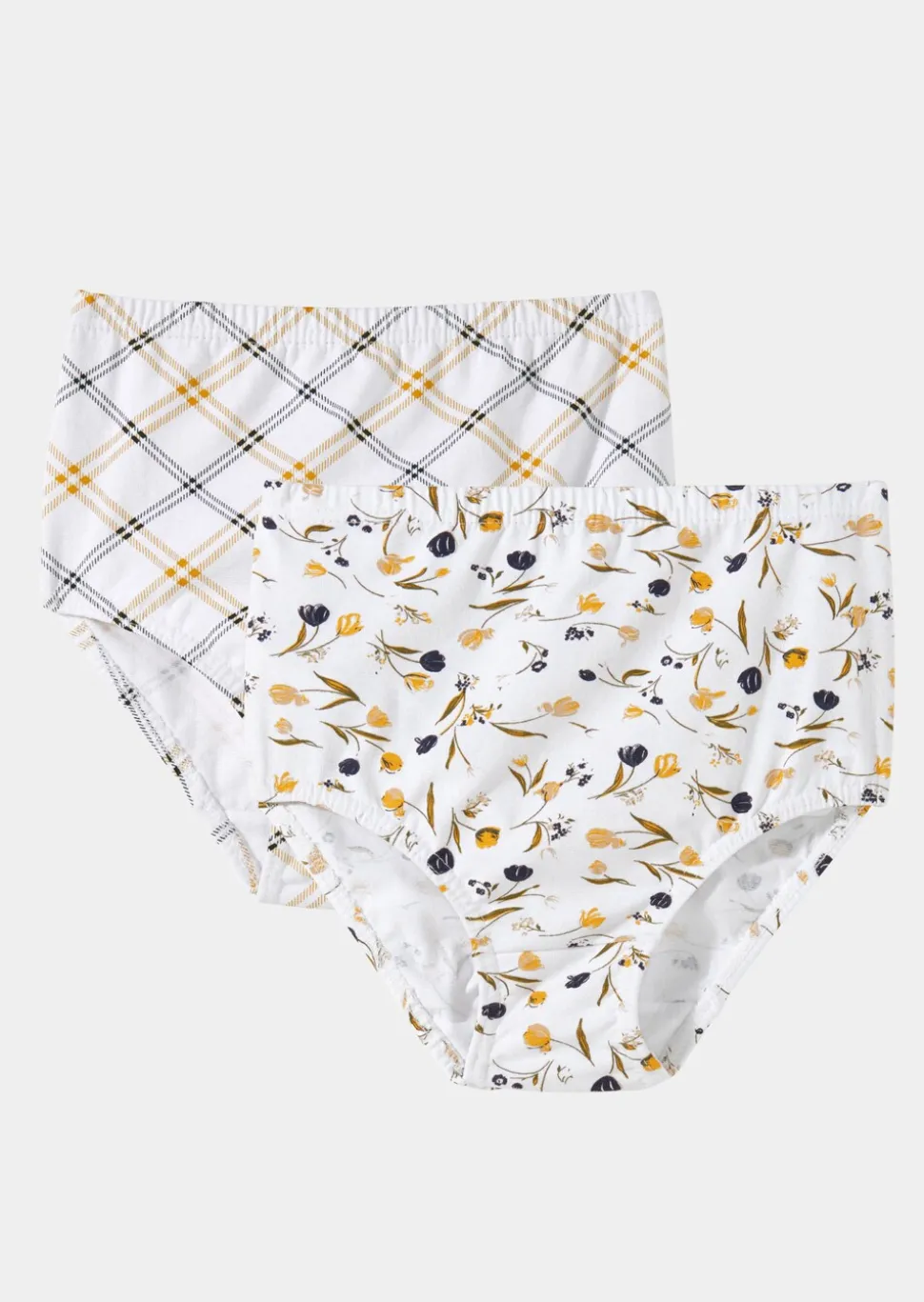 Lot de slips taille haute en coton