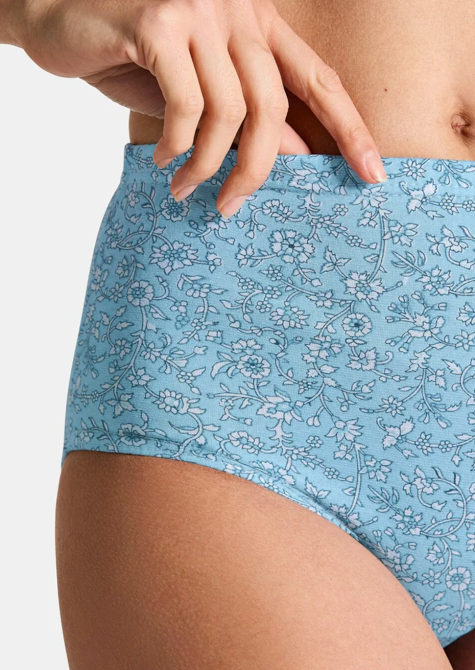 Lot de slips taille haute en coton