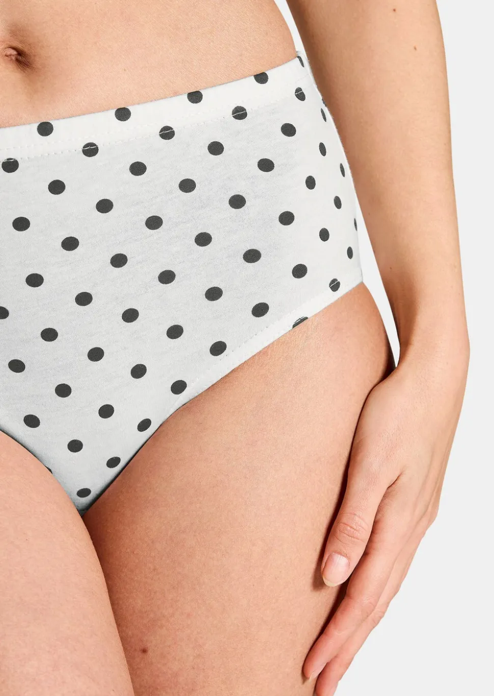 Lot de slips taille haute en coton