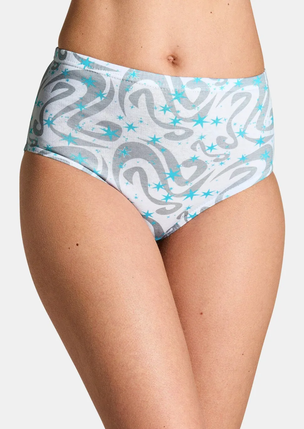 Lot de slips taille haute en coton