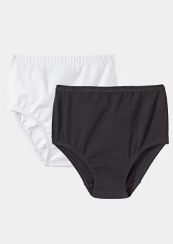 Lot de slips taille haute en coton