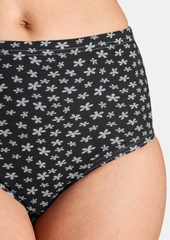 Lot de slips taille haute en coton