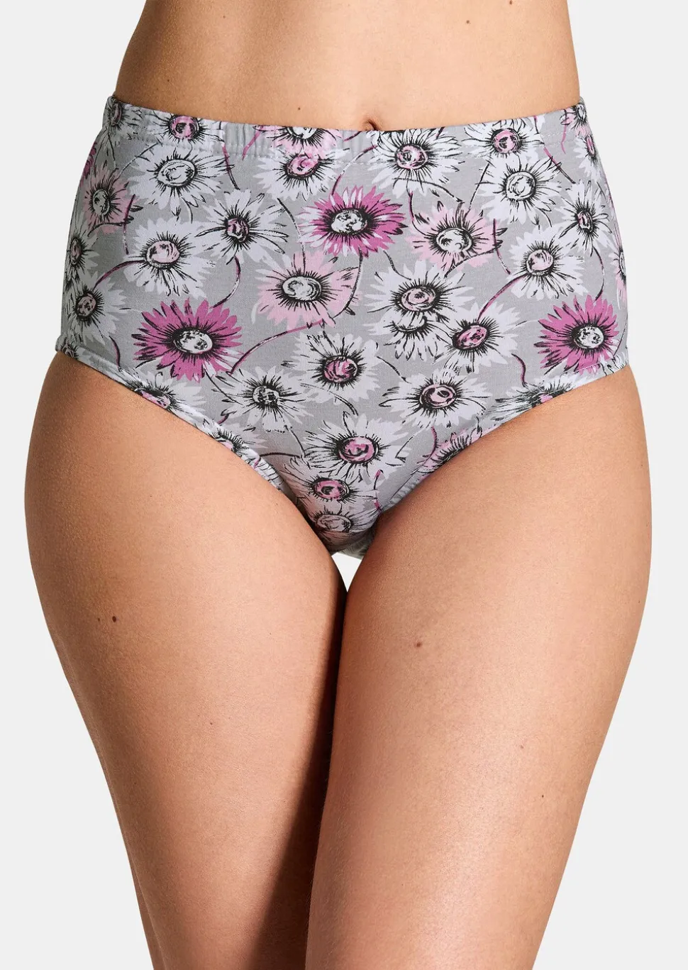 Lot de slips taille haute en coton