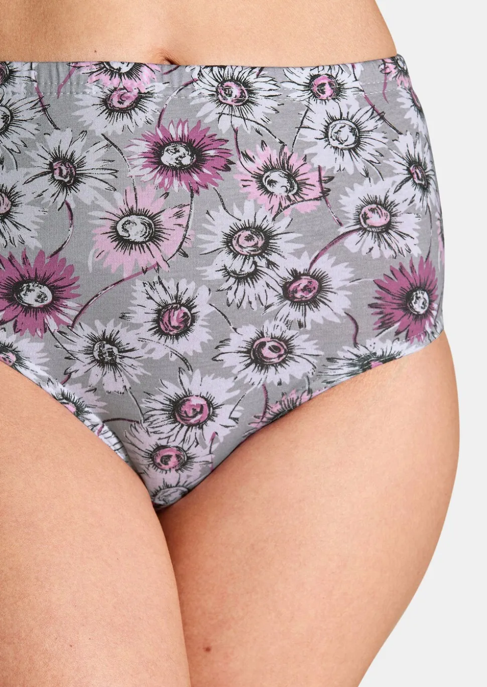 Lot de slips taille haute en coton