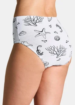 Lot de slips taille haute en coton