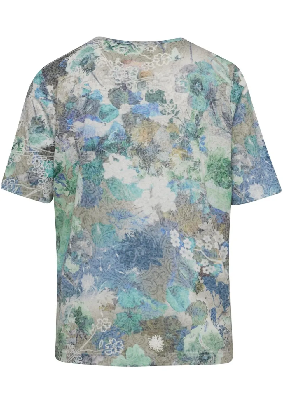 Magnifique T-shirt en tissu dévoré