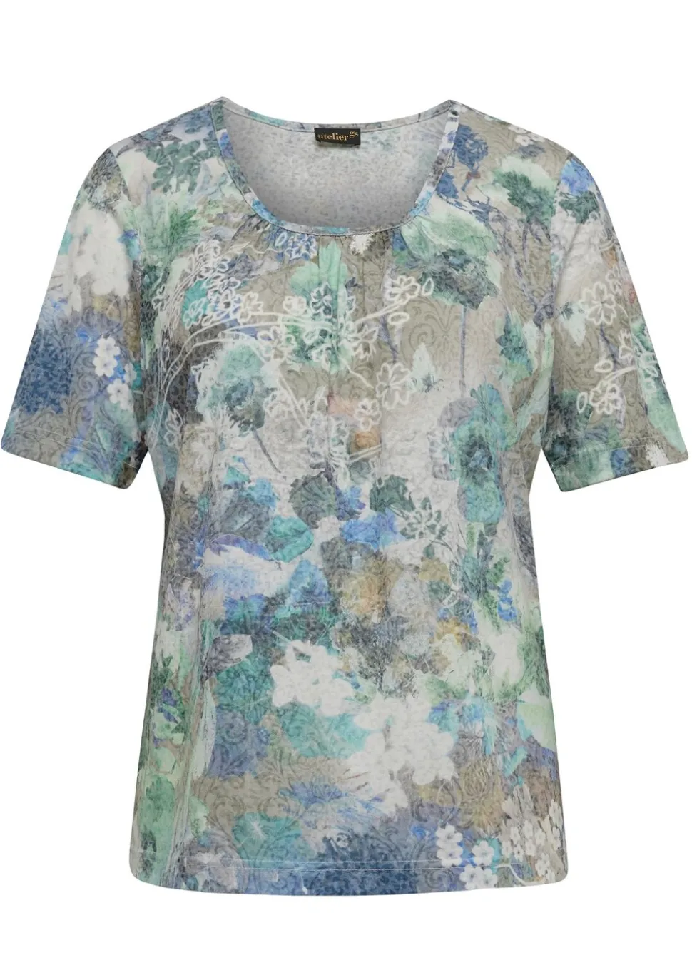 Magnifique T-shirt en tissu dévoré