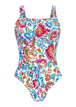 Maillot de bain avec détails smockés