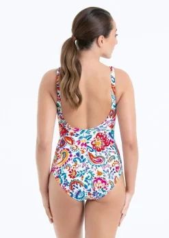 Maillot de bain avec détails smockés