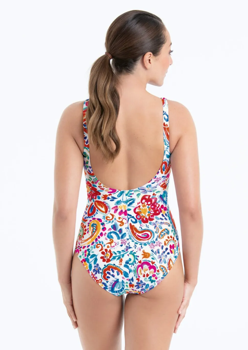 Maillot de bain avec détails smockés